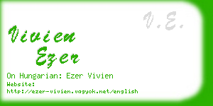 vivien ezer business card